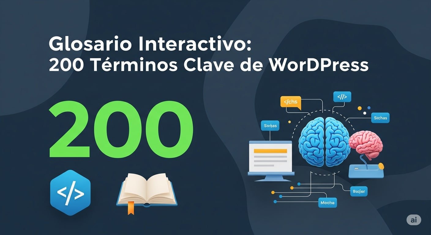 Glosario interactivo con los 200 terminos mas importantes de WordPress